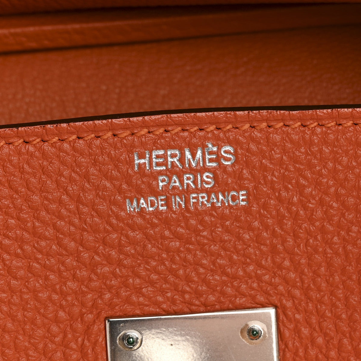 Togo Birkin 35 Orange