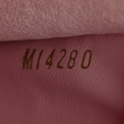 Monogram 2020 Christmas Animation Big Wheel Double Zip Pochette Rose Ballerine