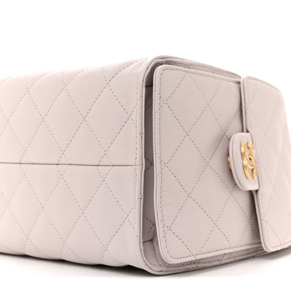 Caviar Quilted Small Chanel 25 Handbag Lilas Lilac