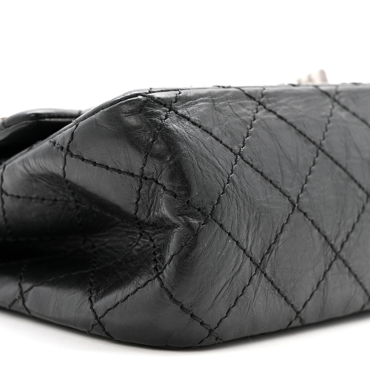 Aged Calfskin Lucky Charms 2.55 Reissue 225 Flap Black