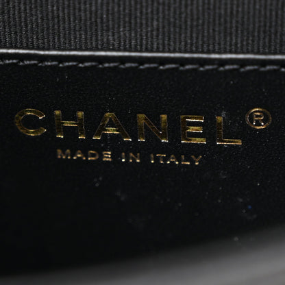 Caviar Quilted Mini Flap Black