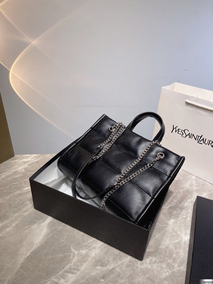 SAINT LAURENT shoulder bag Silver Tone