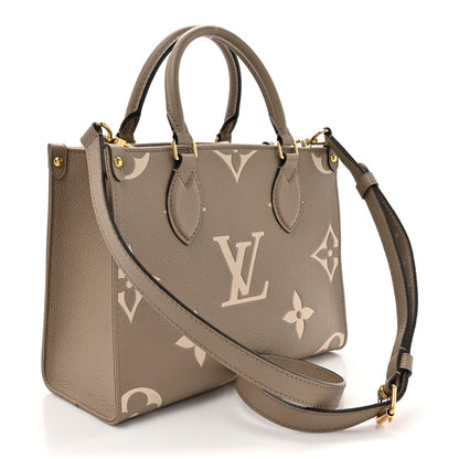 Empreinte Monogram Giant Onthego PM Tourterelle Creme