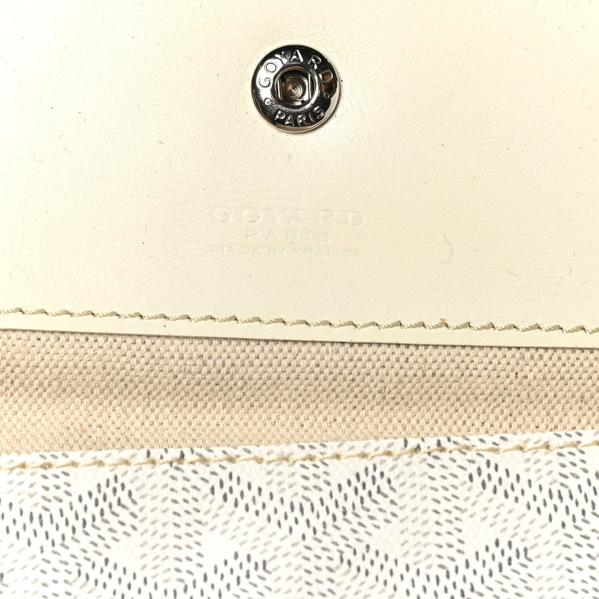 Goyardine Saint Louis PM White