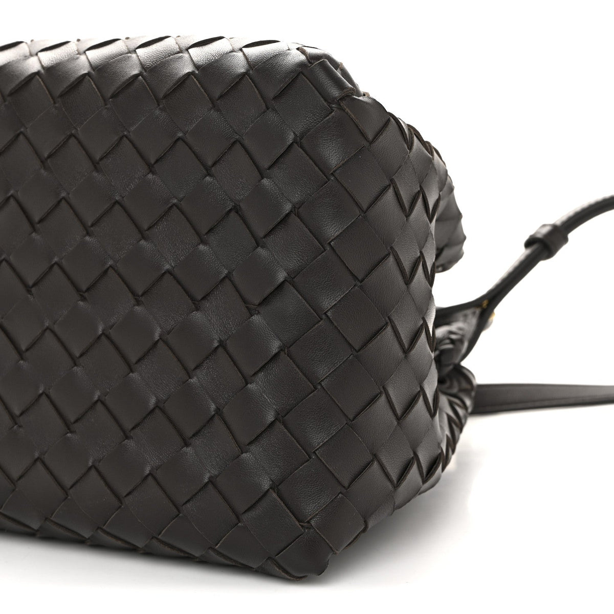 Nappa Intrecciato Small Parachute Shoulder Bag Fondant