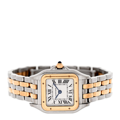 Stainless Steel 18K Yellow Gold 23mm Panthere Quartz Watch