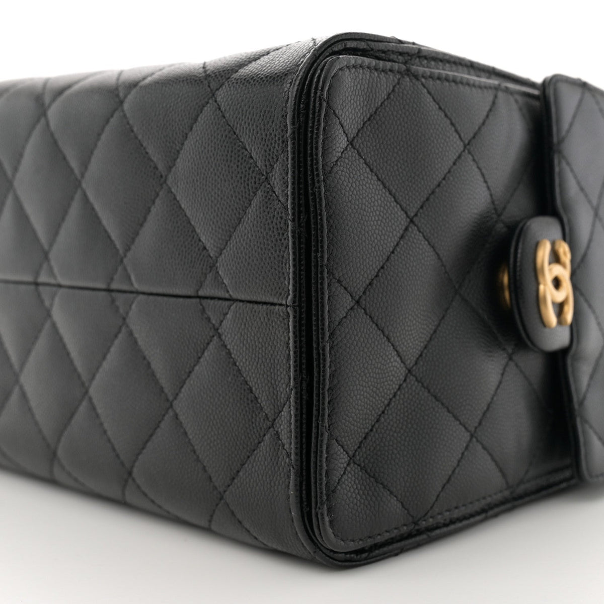 Caviar Quilted Small Chanel 25 Handbag Black