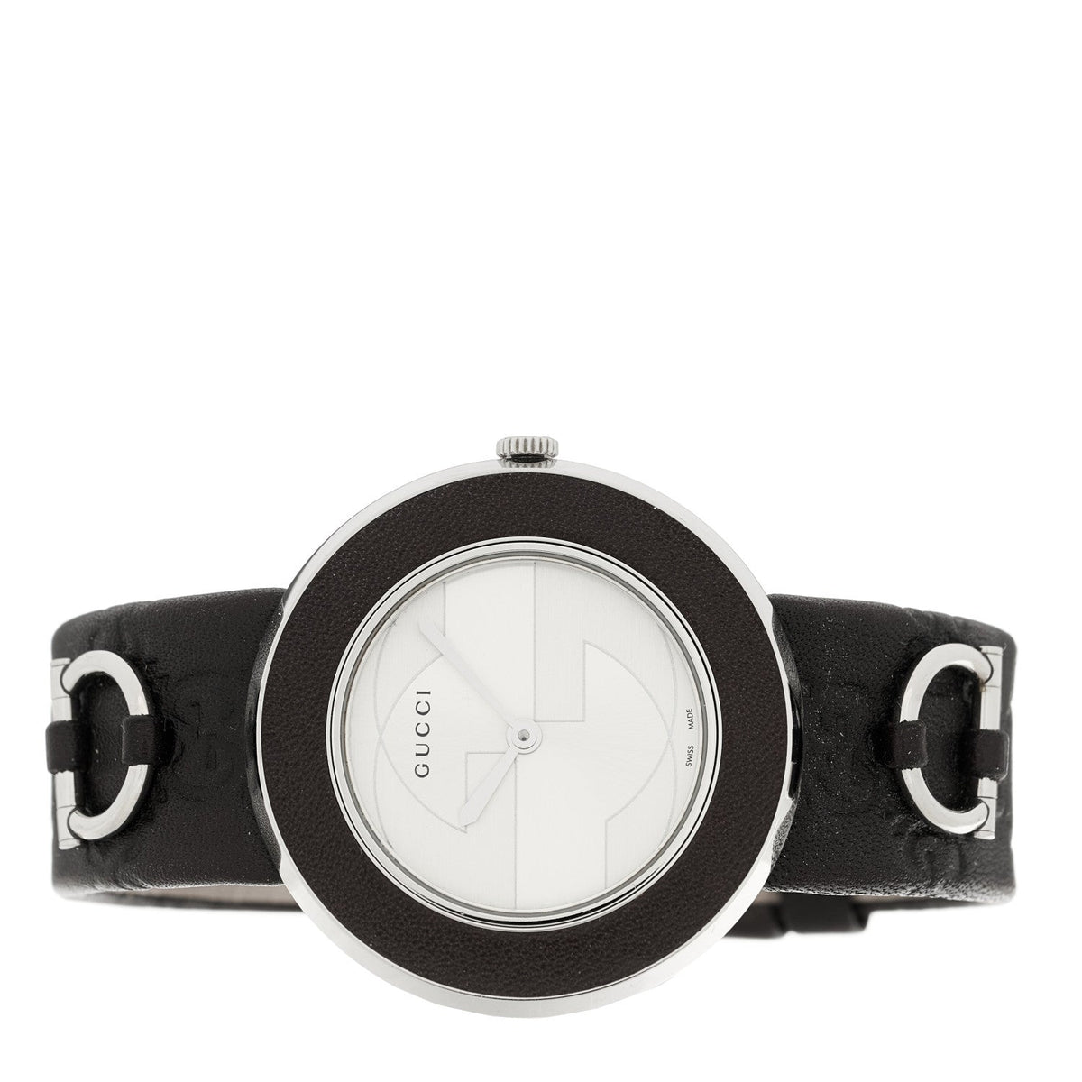 Stainless Steel Calfskin 35mm U-Play Quartz Watch Brown