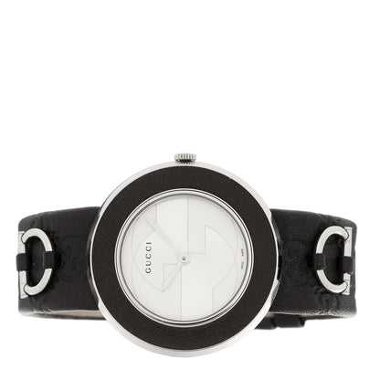 Stainless Steel Calfskin 35mm U-Play Quartz Watch Brown