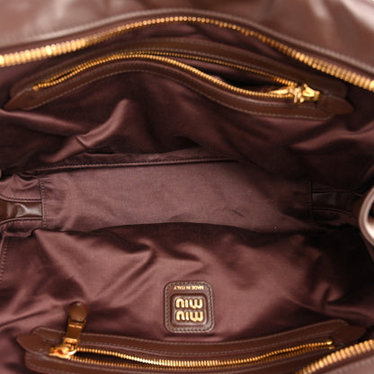 Soft Calf Softy Large Beau Top Handle Bag Briarwood