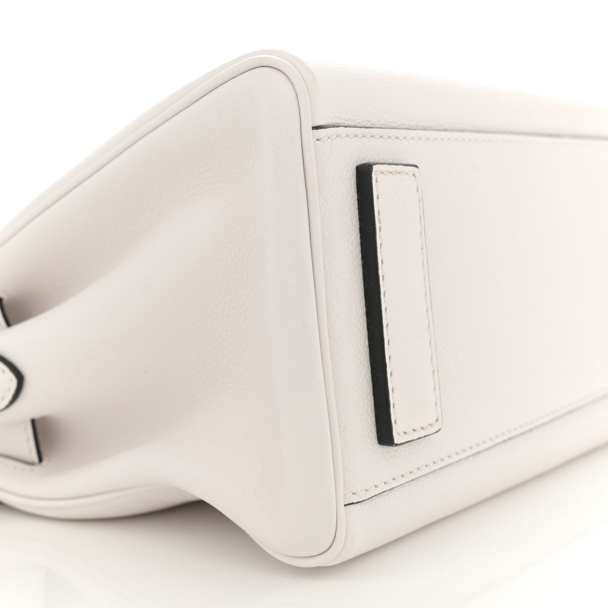 Calfskin Medium La Medusa Top Handle Handbag Optical White