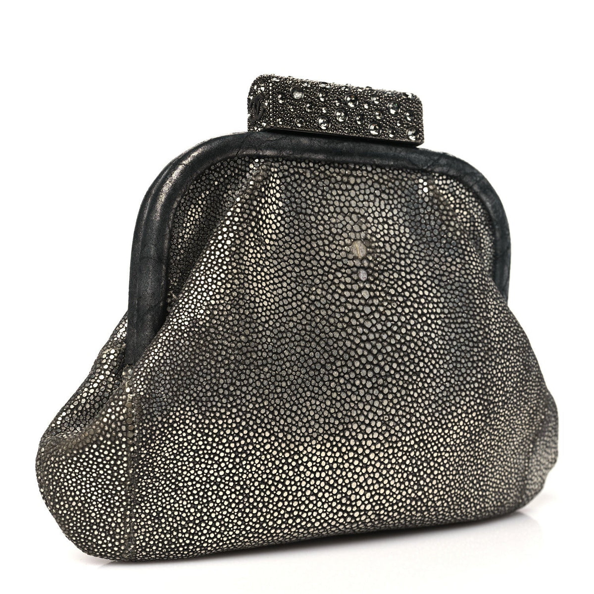 Stingray Degrade Frame Clutch Silver