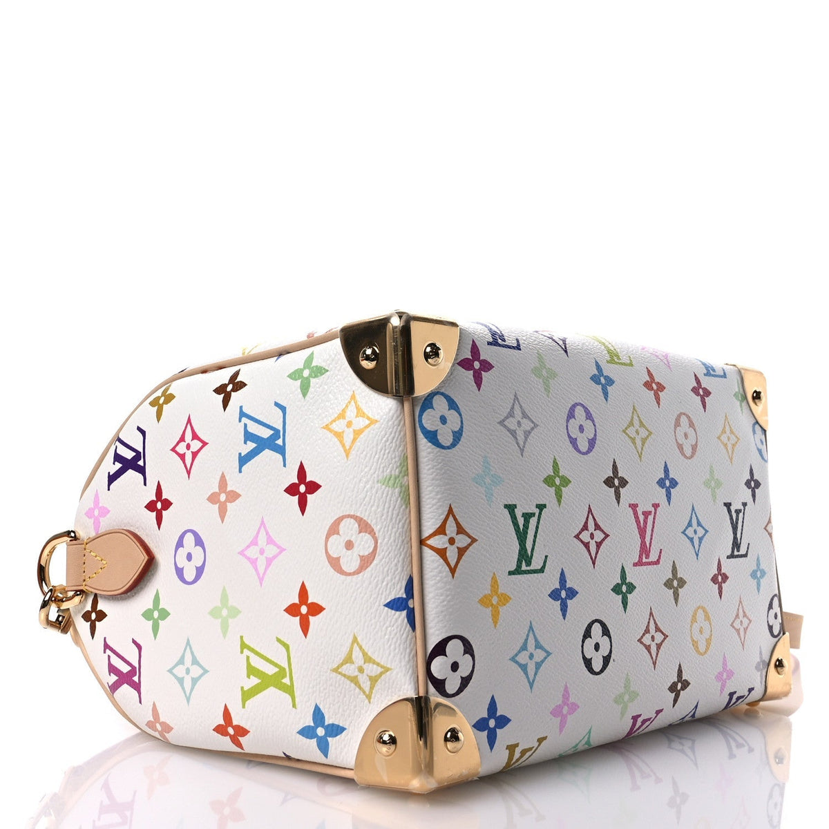 LV X TM Monogram Multicolor Speedy Bandouliere 25 White