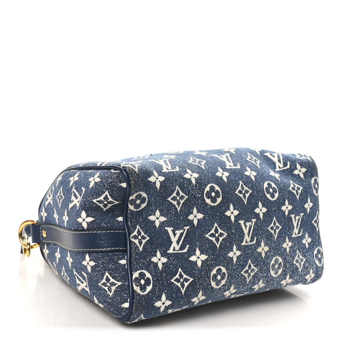 Monogram Jacquard Denim Speedy Bandouliere 25 Bleu