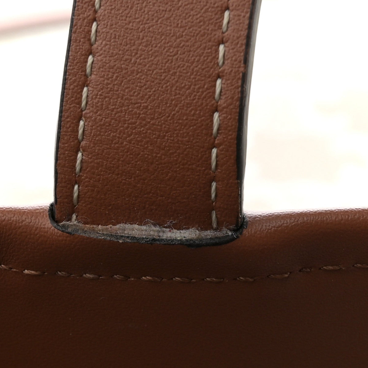 Triomphe Canvas Calfskin Medium Cabas Bag Grege