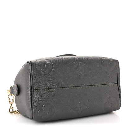 Shimmery Empreinte Monogram Giant Speedy Bandouliere 20 Gun Metal