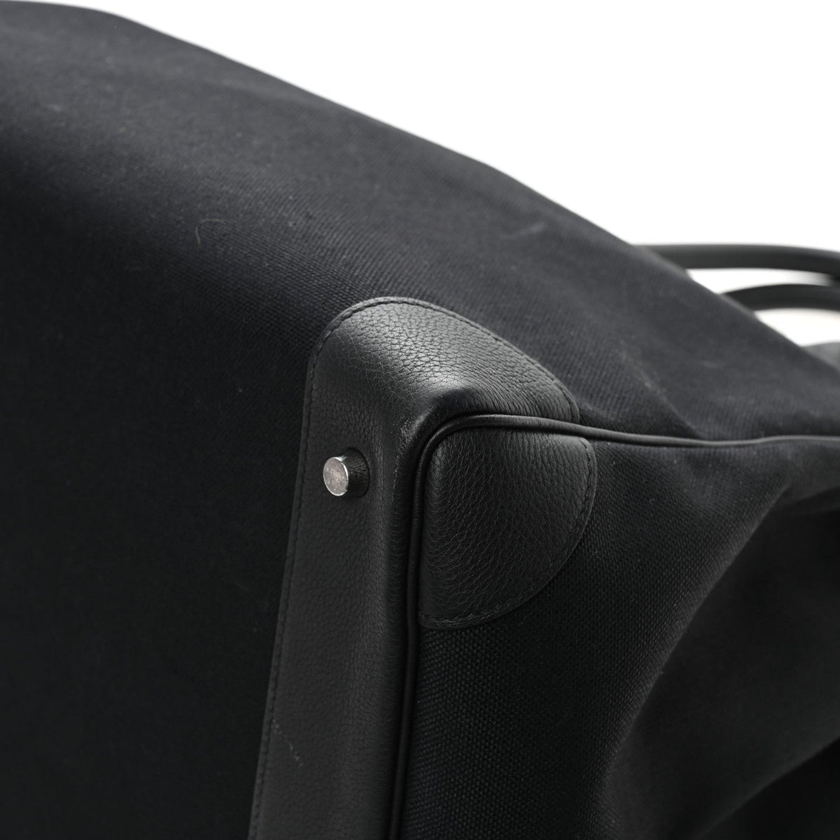 Togo Toile HAC Travel Birkin 40 Black