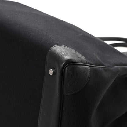 Togo Toile HAC Travel Birkin 40 Black
