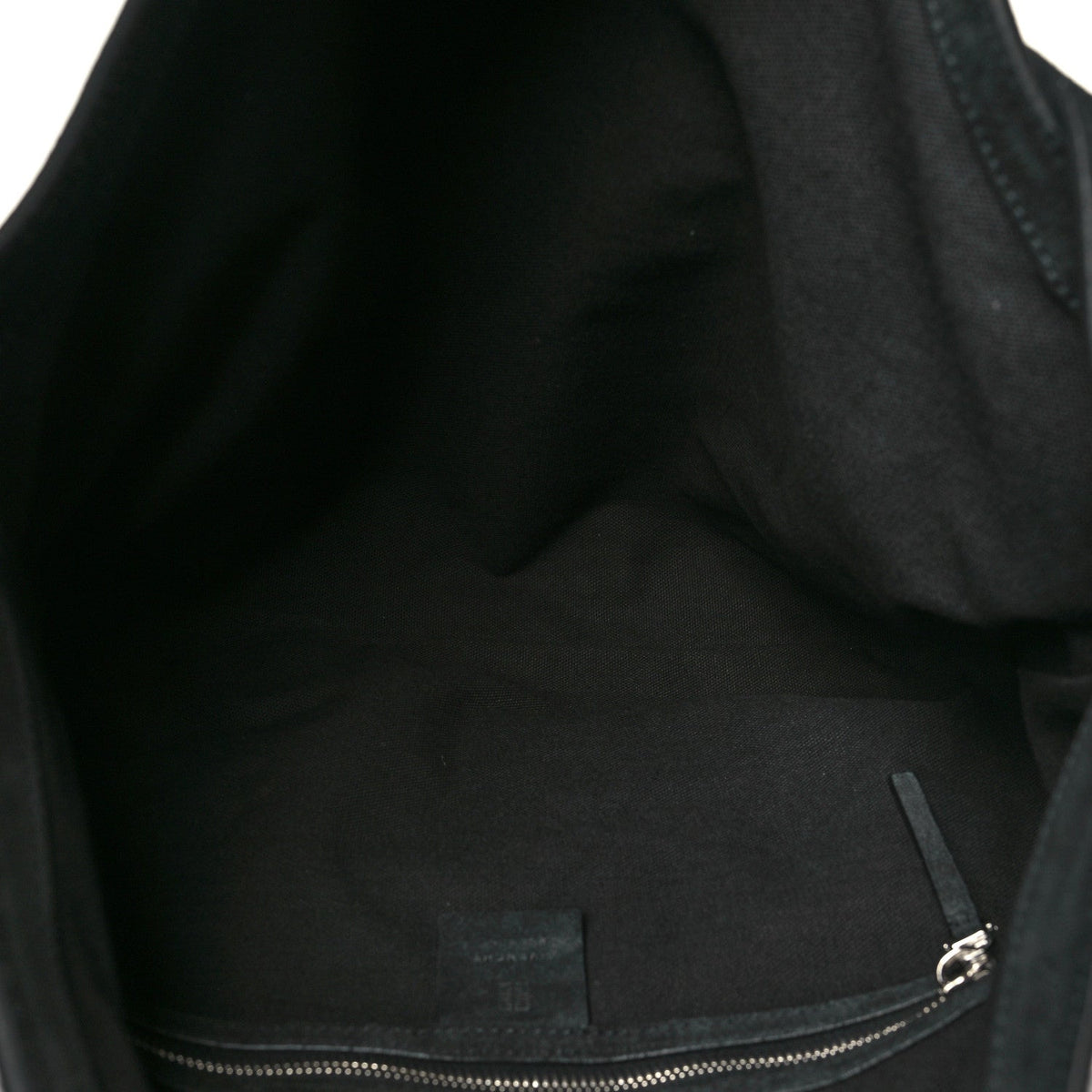 Suede Medium Voyou Bag Black