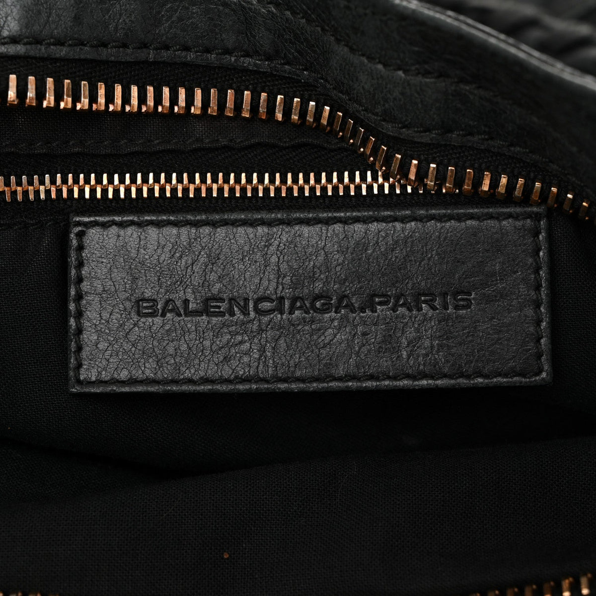 Agneau Giant 21 Rose Gold Hardware City Black