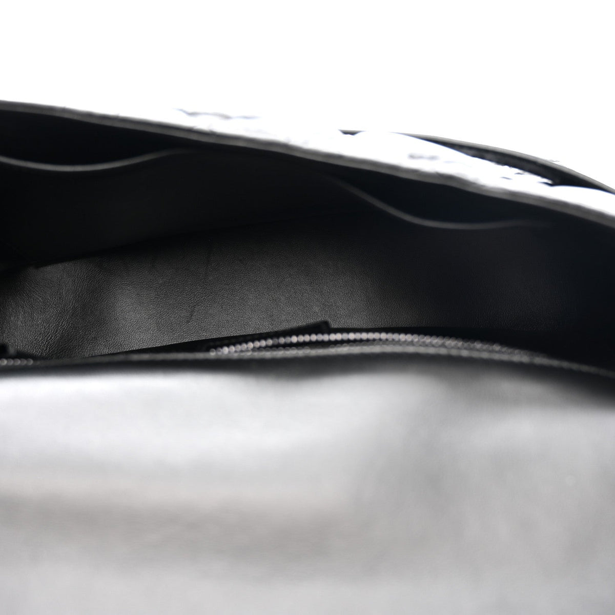 Calfskin Macrocannage Large Caro Bag Black