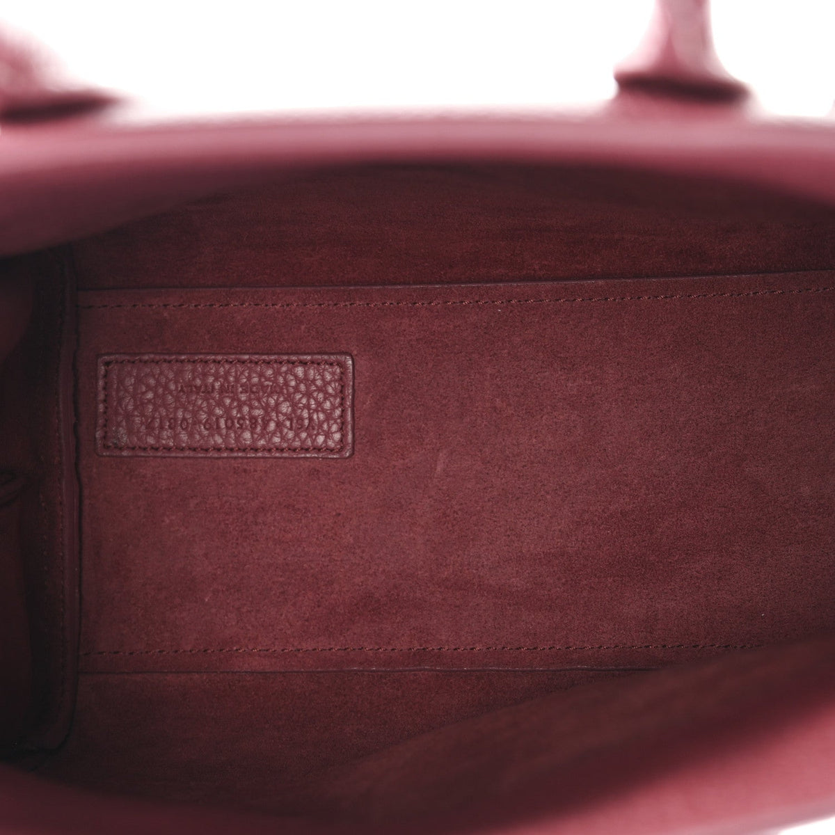 Grained Calfskin Nano Sac De Jour Souple Mystic Rose
