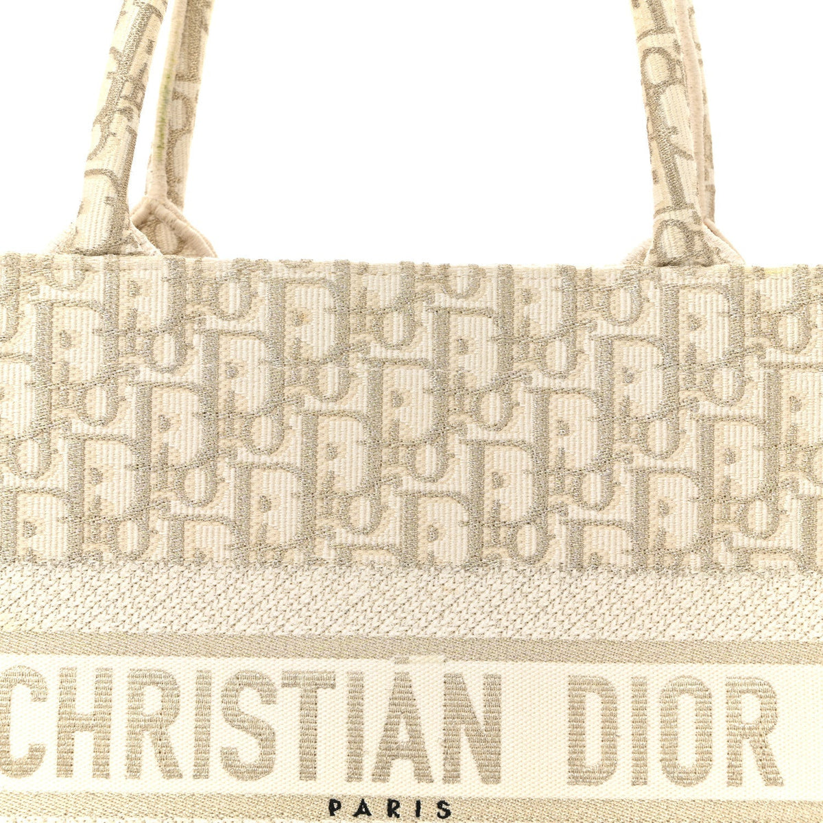 Oblique Medium Book Tote Gold Multicolor