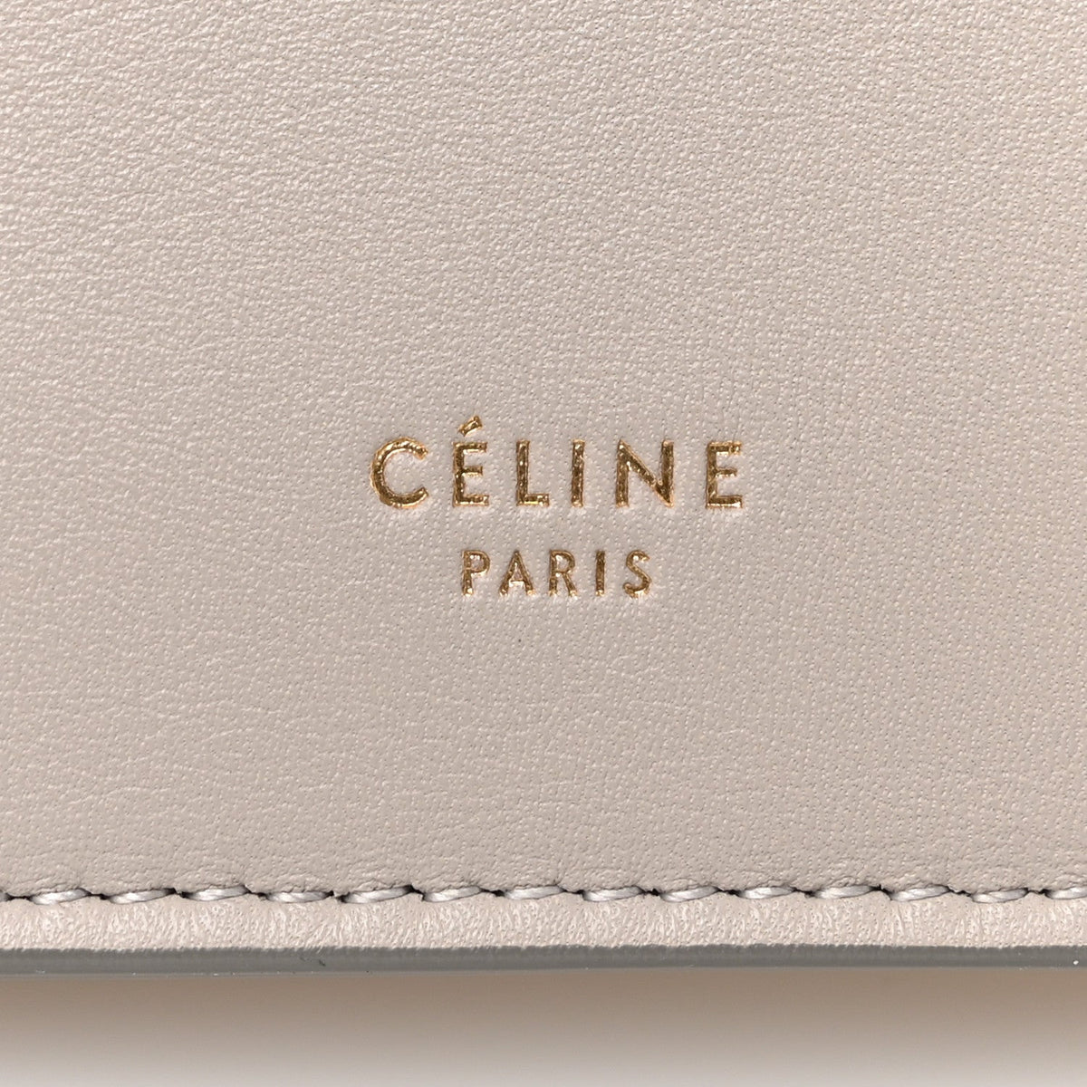 Smooth Calfskin Mini Clasp Bag Light Grey