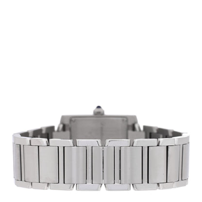 Stainless Steel 25mm Tank Francaise Quartz Watch