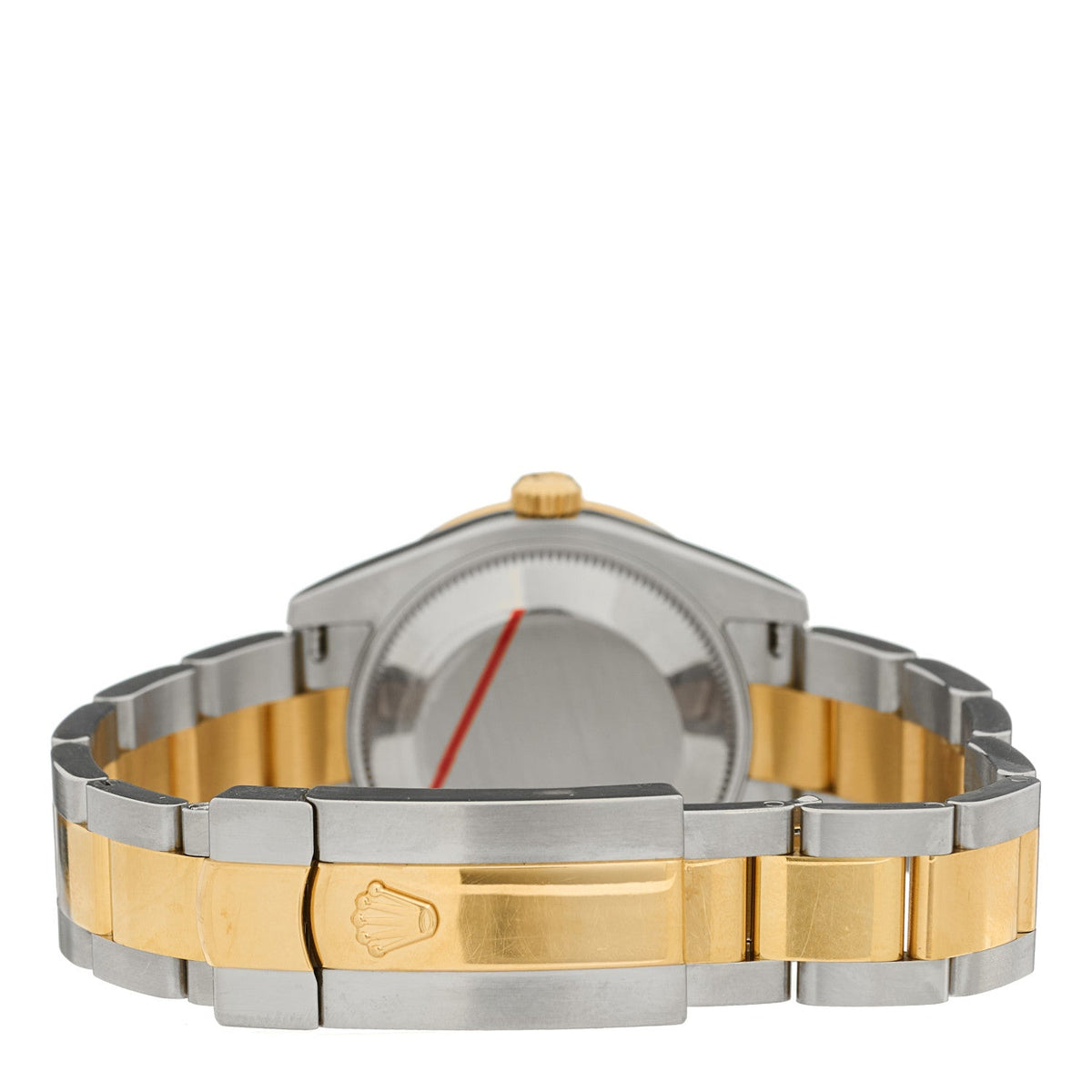 Stainless Steel 18K Yellow Gold Diamond Bezel 31mm Oyster Perpetual Datejust Watch Black 178383