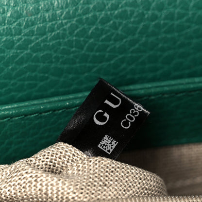 Dollar Calfskin Interlocking G Crossbody Bag Emerald