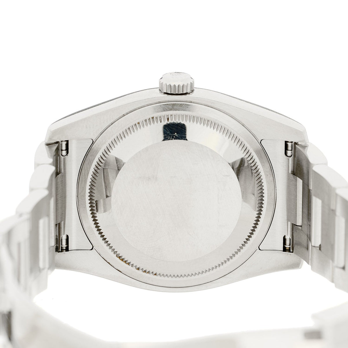 Stainless Steel 18K White Gold 36mm Oyster Perpetual Datejust Watch Pink Flowers 116234