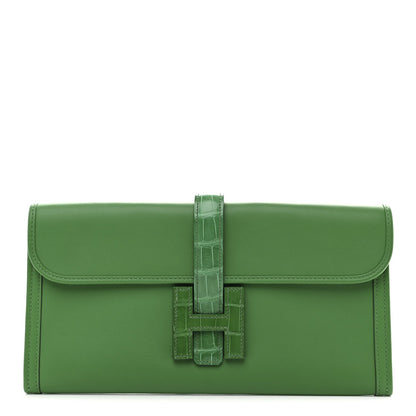 Swift Shiny Alligator Jige Elan Touch 29 Clutch Bambou