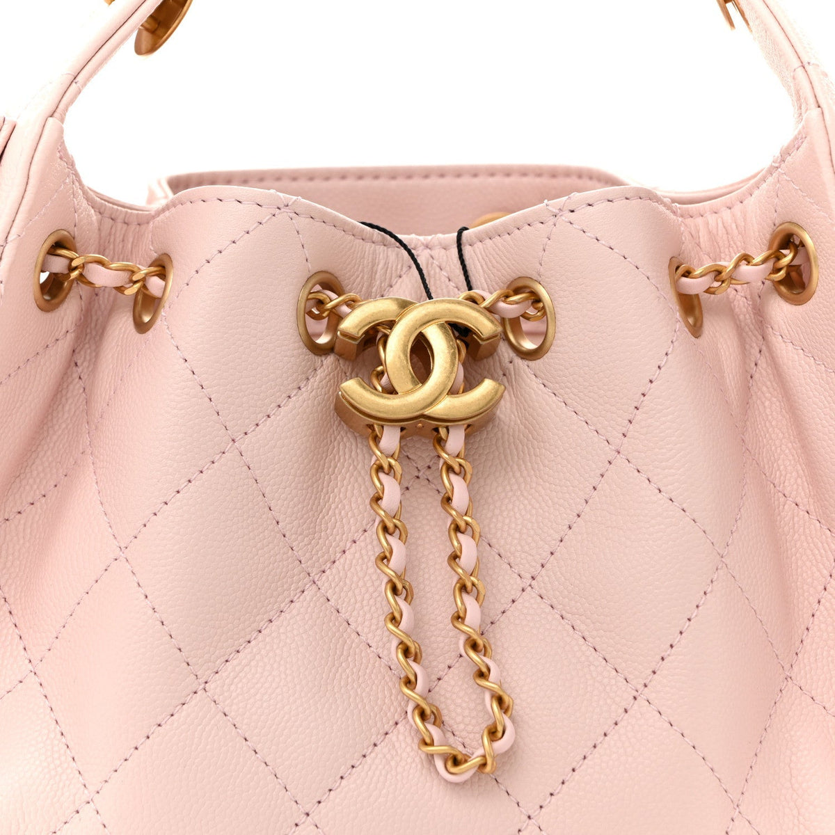 Caviar Quilted Mini Chanel 25 Handbag Light Pink