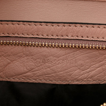 Snakeskin Ostrich Calfskin Small Jackie 1961 Hobo Pink Multicolor