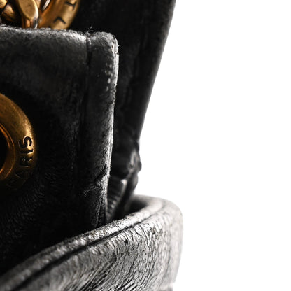 Lambskin Quilted Monogram Mini Nolita Black