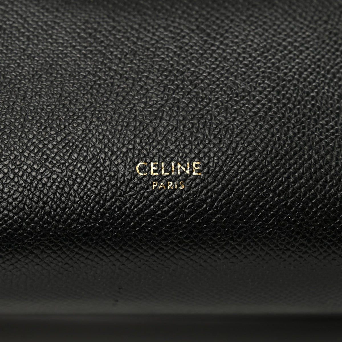 Grained Calfskin Micro Belt Bag Black