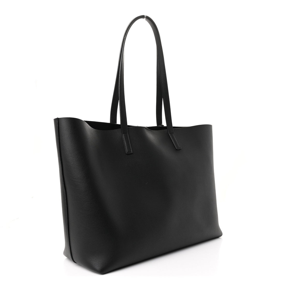 Calfskin Large Shopping Tote Black
