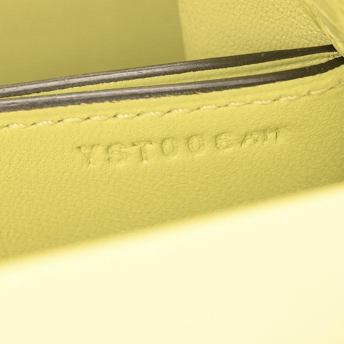 Matte Alligator Mini Sac Roulis Jaune Bourgeon