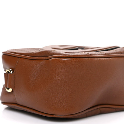 Sakai Be Green Calfskin Diagonal Stitched Small Blondie Shoulder Bag Cuir