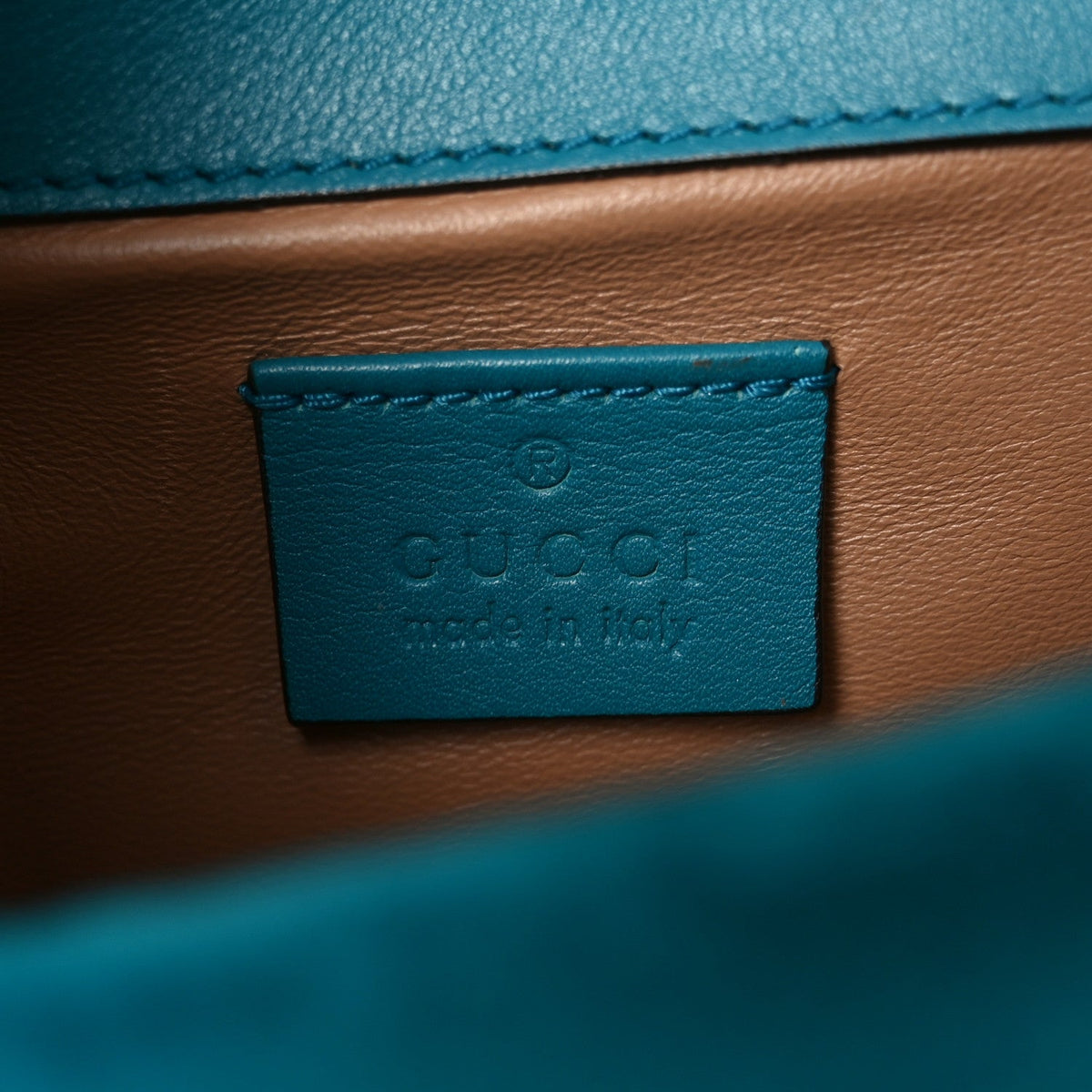 Velvet Crystal Mini Bee Broadway Shoulder Bag Pavone Cyan