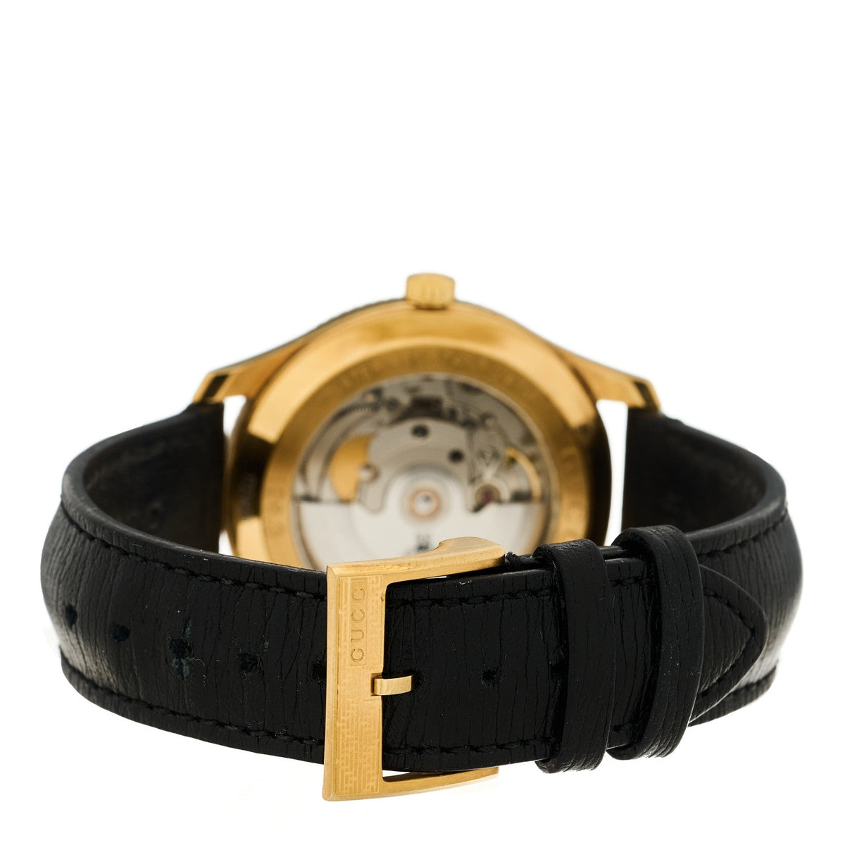 Stainless Steel Calfskin 40mm G-Timeless Eryx Automatic Watch Gold
