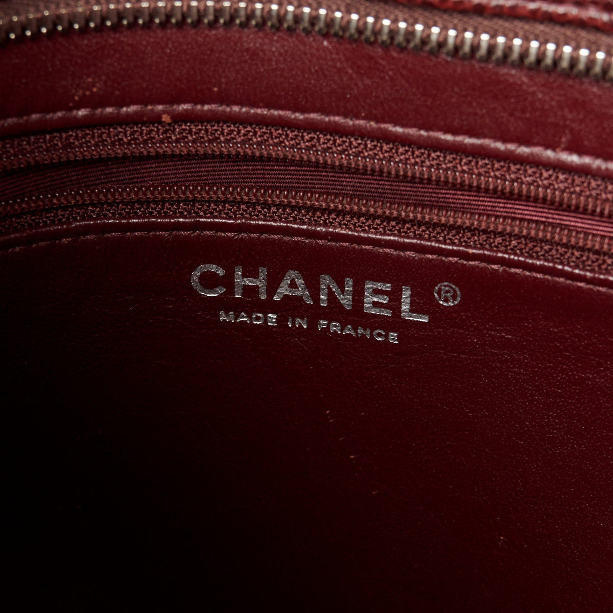 Caviar Quilted Medallion Tote Bordeaux