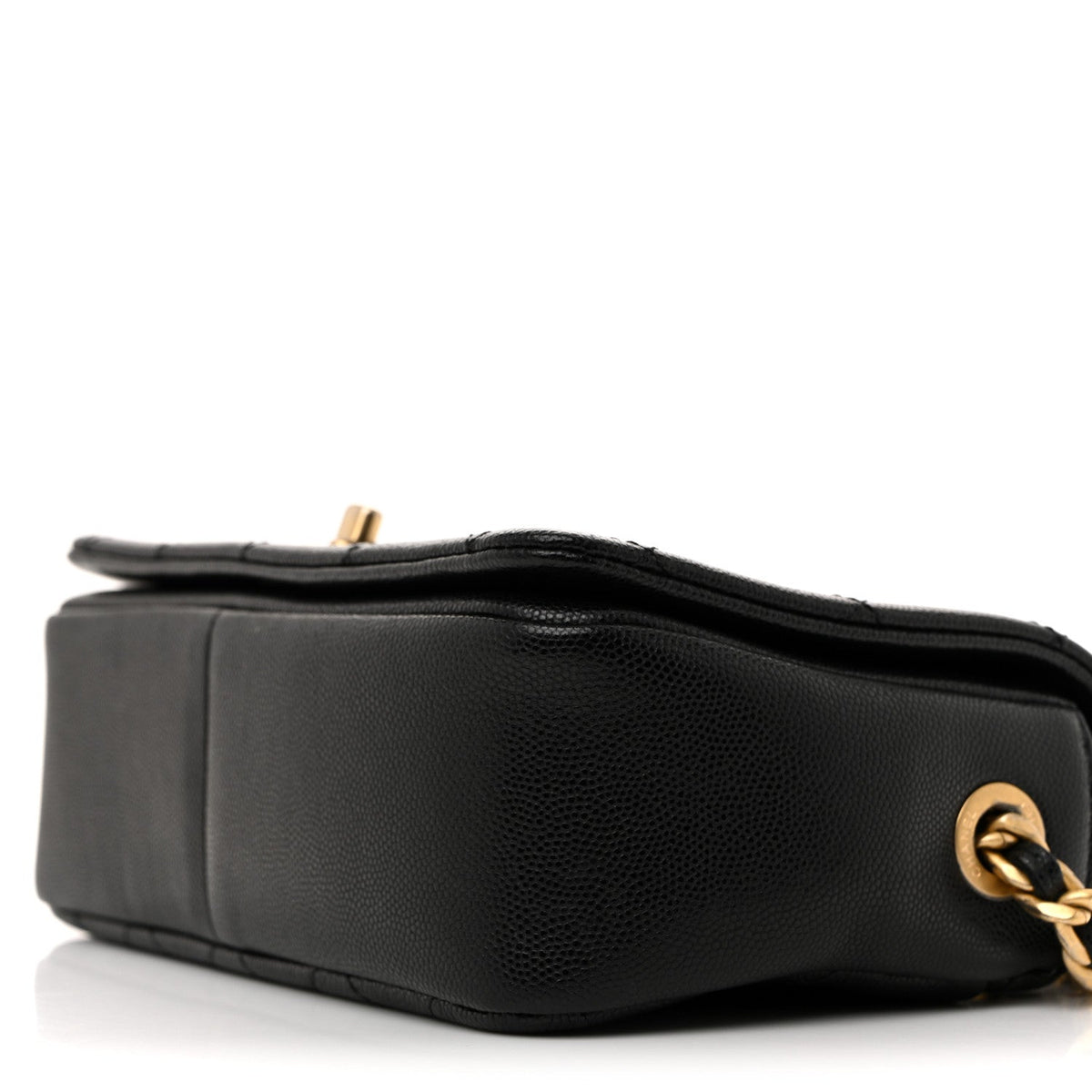 Caviar Quilted Small Fashion Therapy Flap Bag Black