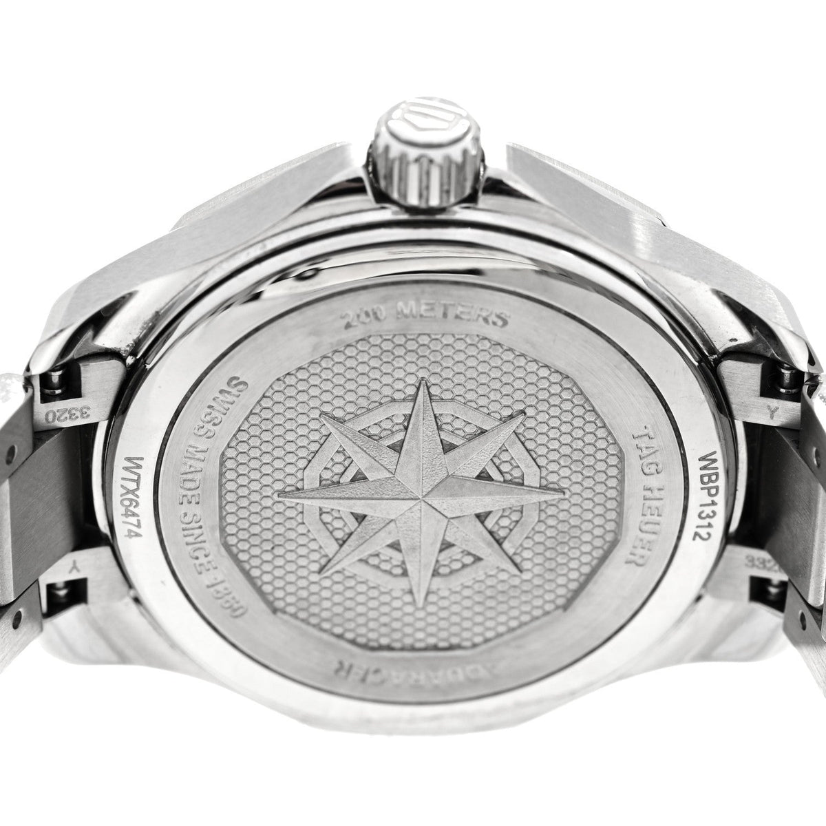 Stainless Steel Mother of Pearl 34mm Aquaracer Lady Professional 200 Solargraph Quartz Watch WBP1312