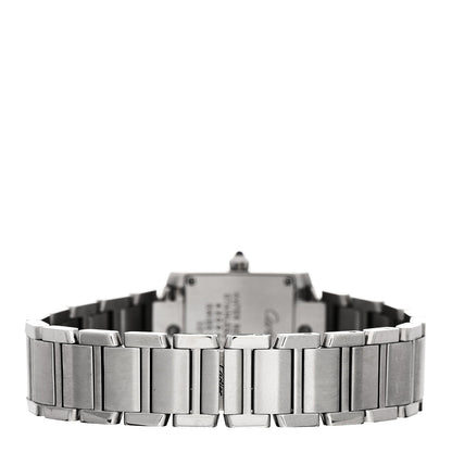Stainless Steel 20mm Tank Francaise Quartz Watch