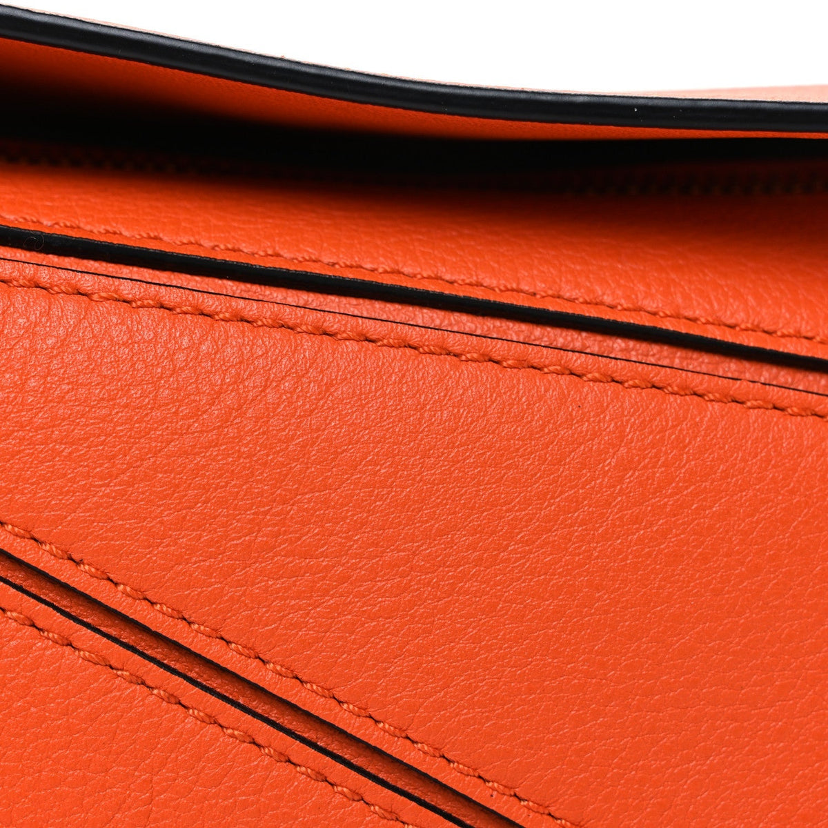Calfskin Mini Puzzle Bag Orange