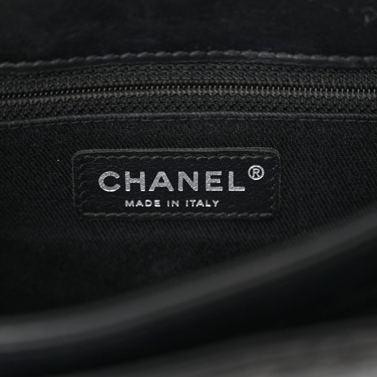 Patent Quilted Hamptons Flap Bag Black