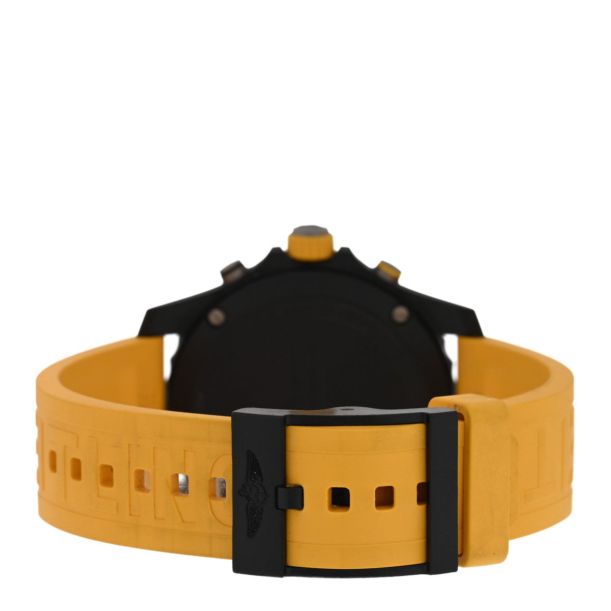 Breitlight Rubber 44mm Endurance Pro Chronograph Quartz Watch Yellow X82310