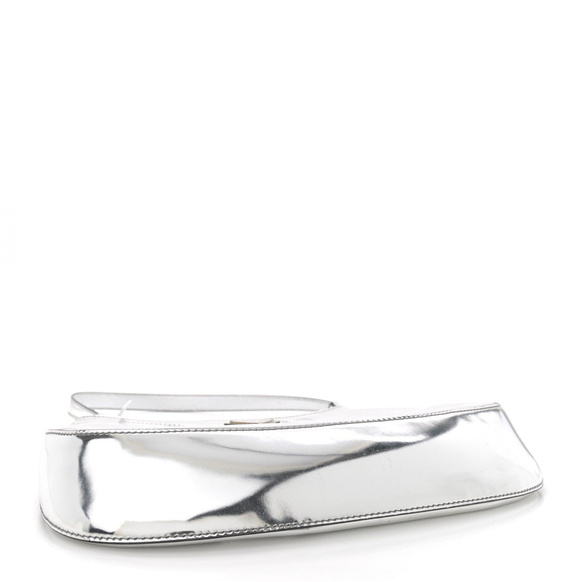 Spazzolato Cleo Shoulder Bag Argento